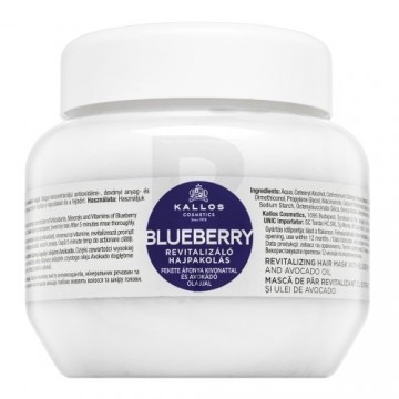 Kallos Blueberry Revitalizing Hair Mask for dry and damaged hair 275 ml