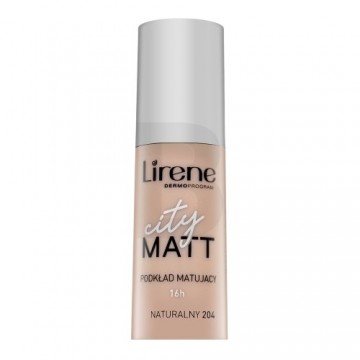 Lirene City Matt matējošs šķidrais tonālais krēms 204 Natural 30 ml