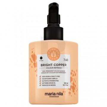 Maria Nila Colour Refresh nourishing mask with colour pigments to revive copper shades Bright Copper 300 ml