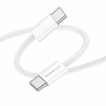 Borofone Cable BX103 Original - Type C to Typ C - 60W 3A 1 metre white