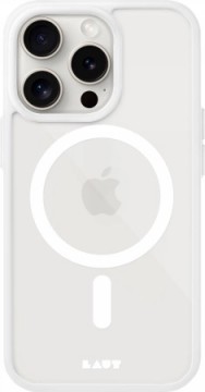 LAUT Huex Protect case with MagSafe for iPhone 15 Pro Max - white