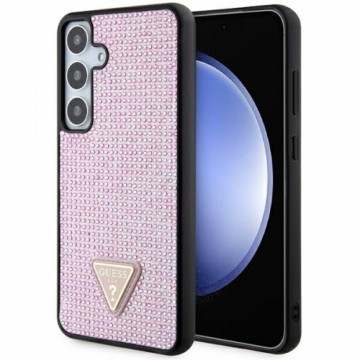 Guess GUHCS24MHDGPPP S24+ S926 różowy|pink hardcase Rhinestone Triangle