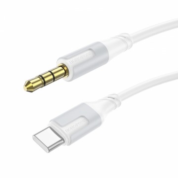 OEM Borofone Cable BL19 Creator - jack 3,5mm to Type C - 1 metre white