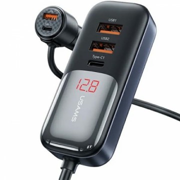 USAMS Ład. sam. C40 3xUSB+2xUSB-C 165W PD+QC Fast Charge czarny|black CC213CC01 (US-CC213)