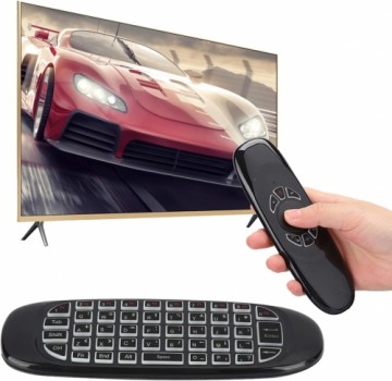 Fusion Accessories Fusion C120 universālā tālvadības pults ar žiroskopu un tastatūru Smart TV | Android | PC