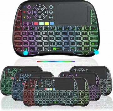 Fusion NGAGE compact wireless keyboard with touchpad and colorful backlit for Android | iOS | TV | PC