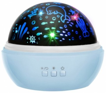 Fusion Night light with projector blue