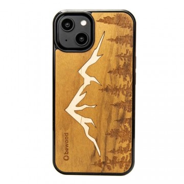 Wooden case for iPhone 15 Plus Bewood Imbuia Mountains