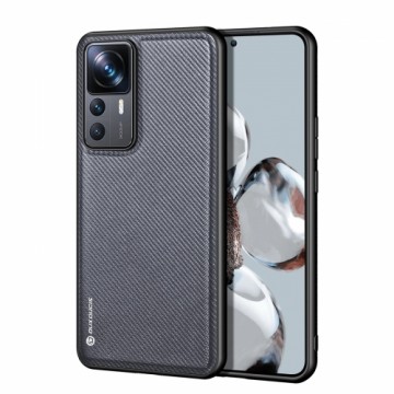 Dux Ducis Fino case for Xiaomi 12T Pro | Xiaomi 12T cover with silicone frame gray