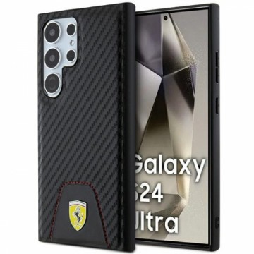 FerrariFEHCS24LN3PUK S24 Ultra S928 czarny|black hardcase Carbon Stitched Bottom