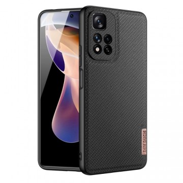 Dux Ducis Fino case nylon covered cover Xiaomi Redmi Note 11 Pro+ 5G (China) | 11 Pro 5G (China) | Mi11i HyperCharge | Poco X4 NFC 5G black