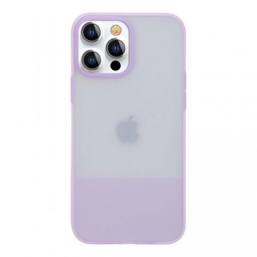 Kingxbar Plain Series case cover for iPhone 13 Pro Max silicone cover purple