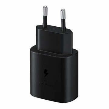 EP-TA800EBE Samsung USB-C 25W ceļojuma lādētājs melns (OOB Bulk)