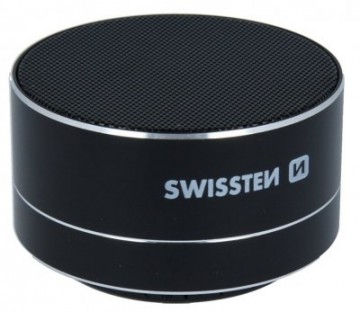 Swissten Bluetooth 4.0 Bezvadu Skaļrunis ar Micro SD | Telefona Zvana Funkcija | Metāla Korpus | 3W | Melns