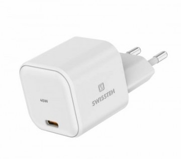 Swissten GaN Travel Charger Tīkla Lādētājs USB-C 45W