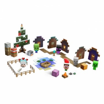 Mattel Minecraft Mob Head Minis Advent Calendar Toy Figure