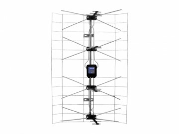 Platjoslas TV antena balta.