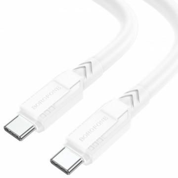 OEM Borofone Cable BX81 Goodway - Type C to Type C - PD 60W 3A 1 metre white