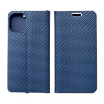 Fusion Luna Carbon Book case for Samsung A356 Galaxy A35 5G blue