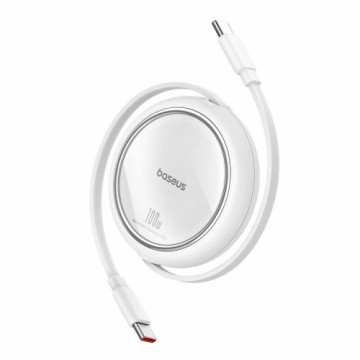 Cable USB-C to USB-C Baseus Free2Draw, PD, 100W, 1m (white)