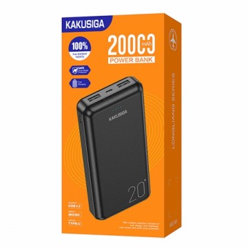 KAKUSIGA KSC-881 power bank 20000mAh | 2 x USB melns