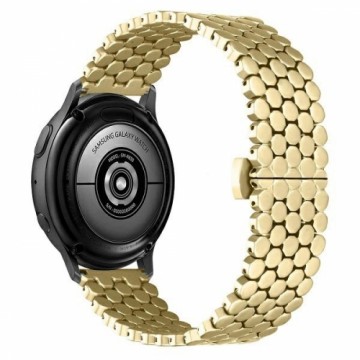 Beline pasek Watch 20mm Metal Honeycomb złoty |gold box