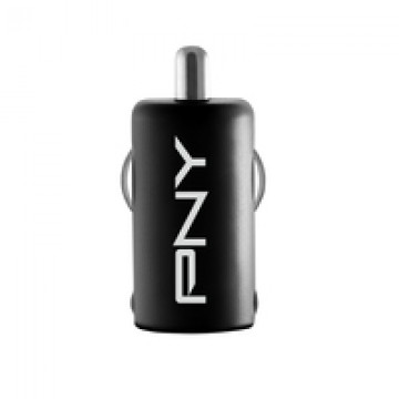 PNY Автомобильное зарядное устройство USB Black P-P-DC-UF-K01-RB