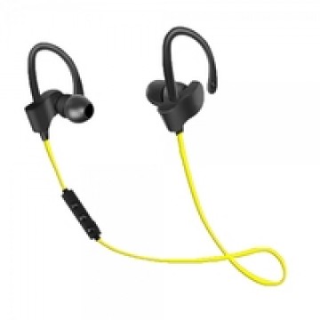 Esperanza ESPERANZA BLUETOOTH SPORT EARPHONES BLACK|YELLOW 5901299941386