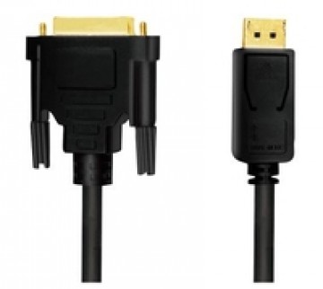 M-CAB DP 1.2 TO DVI CABLE 5M BLACK M|M GOLD 1080 60HZ