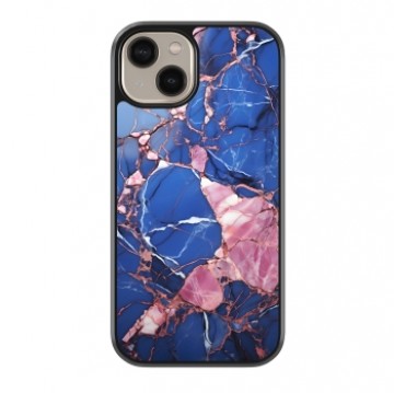 Zappy silicone case for Apple iPhone 15 Pro (marble blue rose)