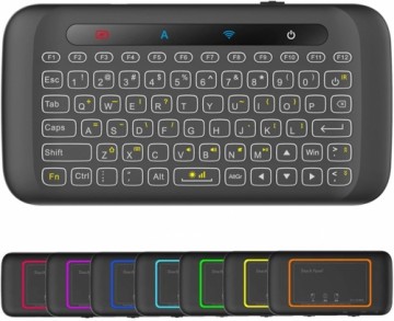 Fusion H120 mini wireless keyboard + touchpad for  PC | PS4 | XBOX | Smart TV | Android black