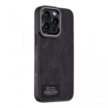 Tactical Camo Troop Cover for Apple iPhone 15 Pro Max Black