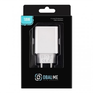 OBAL:ME Wall Charger USB-A 18W White