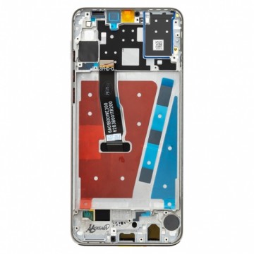 For_huawei Huawei P30 Lite LCD Display + Touch Unit + Front Cover White (for 48MP foto)