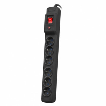 Armac Multi M6 | Power strip | anti-surge system, 6 sockets, 1,5m cable, black