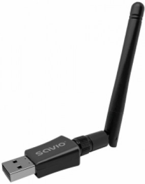 Tīkla adapteris Savio USB Wi-Fi Dongle Adapter AK-61