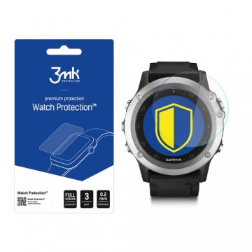 Garmin Fenix 3 - 3mk Watch Protection™ v. FlexibleGlass Lite screen protector