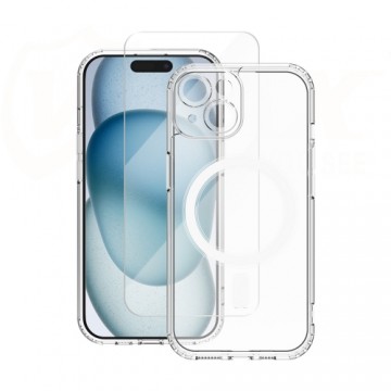 Vmax set Mag case + glass 2,5D premium for iPhone  11