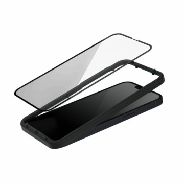 Fusion EDGE 5D phone tempered glass with installation frame for iPhone 15