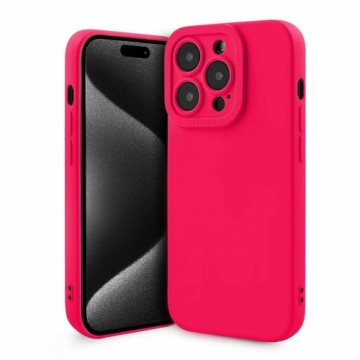 Fusion Accessories Fusion Softy прочный силиконовый чехол для Apple iPhone 15 Plus фуксия