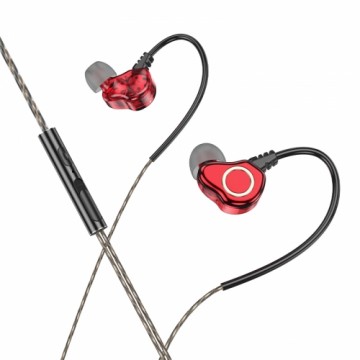 OEM Borofone Earphones BM88 Sea with microphone red