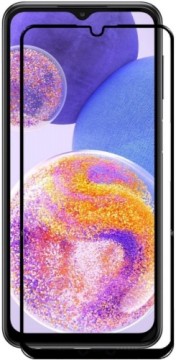 Fusion Accessories Fusion 5D glass aizsargstikls pilnam ekrānam Samsung A245 Galaxy A24 4G | A256 Galaxy A25 5G melns