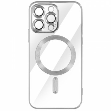 Fusion Accessories Fusion MagSafe Electroplate силиконовый чехол для Apple iPhone 14 Pro серебряный