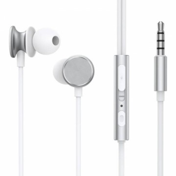 Joyroom Wired Earphones JR-EW03, Half in Ear (Silver)