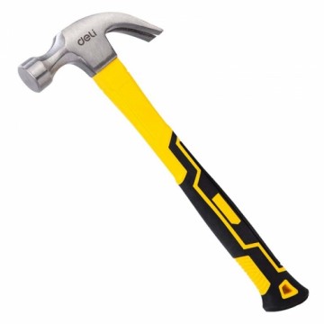 Claw Hammer 0.5kg Deli Tools EDL5002 (yellow)