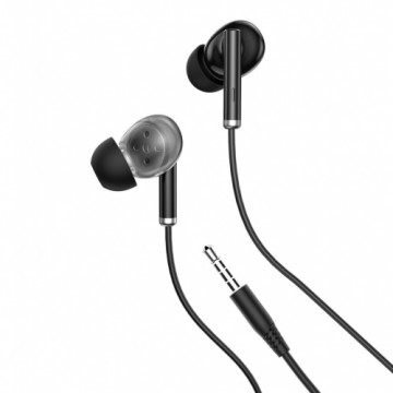 XO wired earphones EP67 jack 3,5 mm black