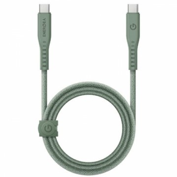 ENERGEA kabel Flow USB-C - USB-C 1.5m zielony|geen 240W 5A PD Fast Charge