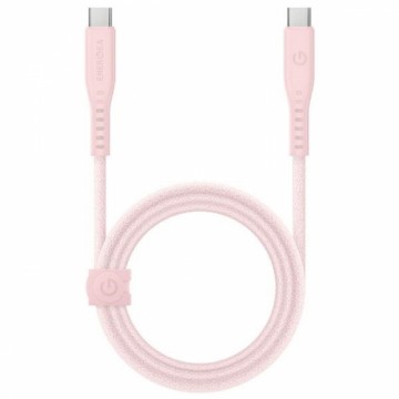 ENERGEA kabel Flow USB-C - USB-C 1.5m różowy|pink 240W 5A PD Fast Charge