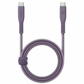 ENERGEA kabel Flow USB-C - USB-C 1.5m fioletowy|purple 240W 5A PD Fast Charge