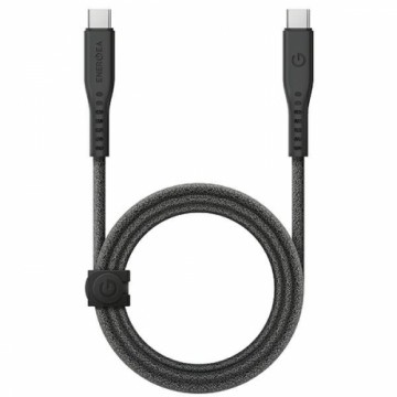 ENERGEA kabel Flow USB-C - USB-C 1.5m czarny|black 240W 5A PD Fast Charge